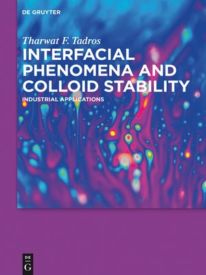 cover image of Interfacial Phenomena and Colloid Stability